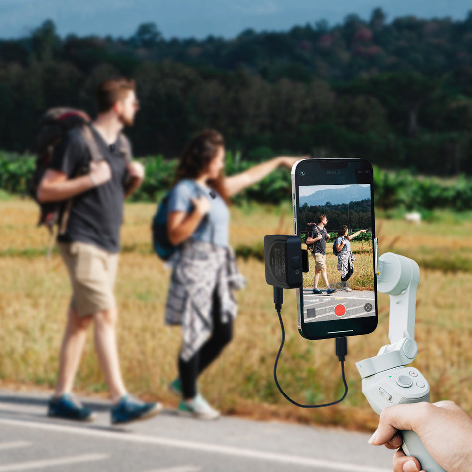 Wireless Lavalier Microphone Live Streaming Outdoor Recording