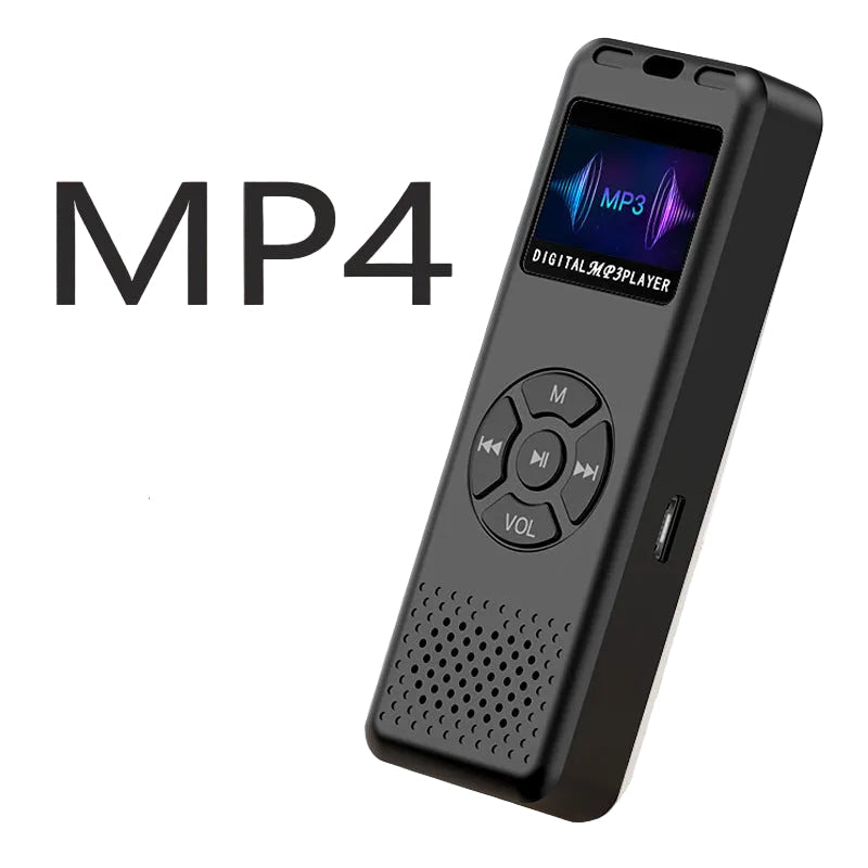 MP3 MP4 Player with Screen, Bluetooth, FM Radio and Recording