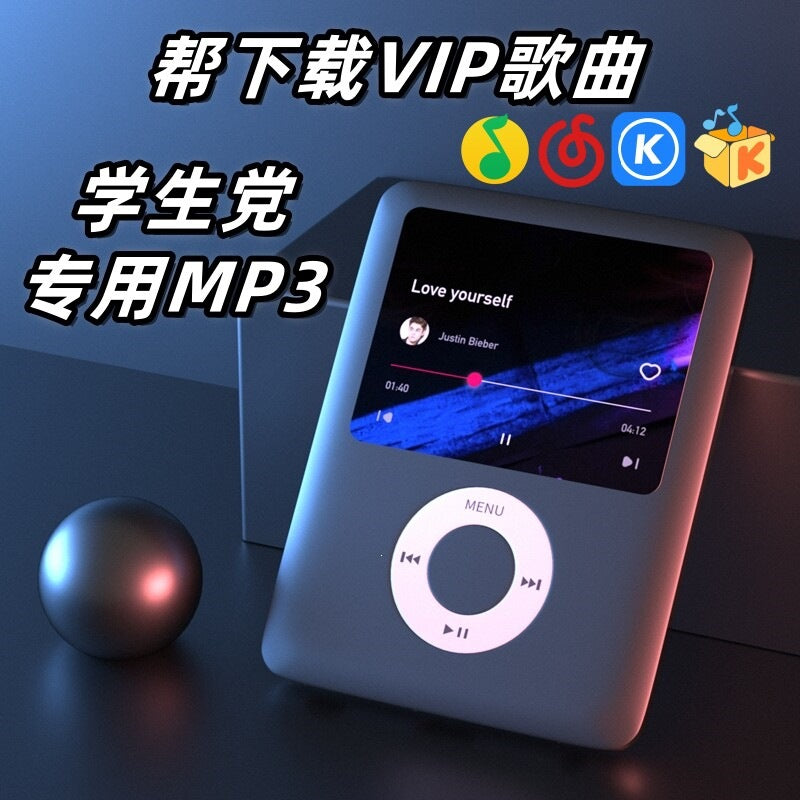 Portable MP3 MP4 Player with Bluetooth for Students and Reading