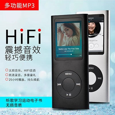 Ultra-Thin MP3 MP4 Player with Screen and Metal Walkman Design