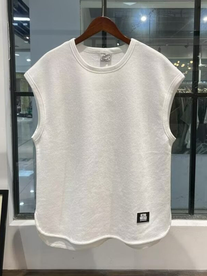 Men's Loose Fit Sleeveless Sports Tank Top Summer Fitness Vest