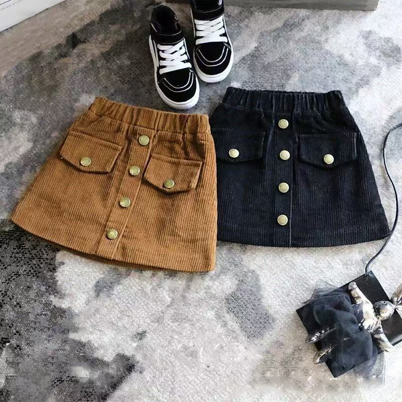 Girls' Corduroy Makes A-Line Skirt