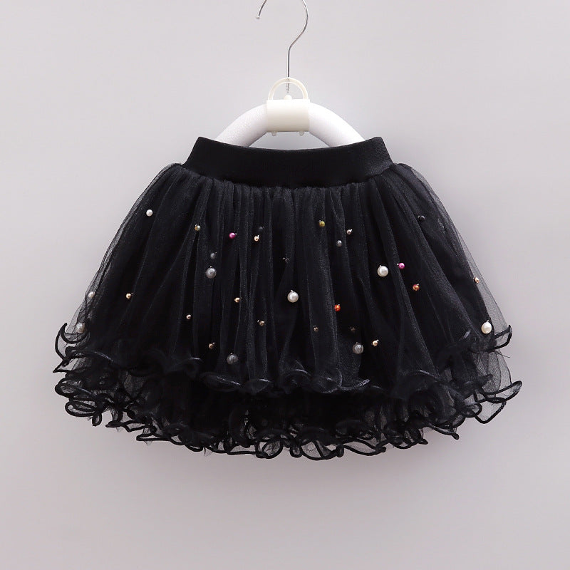Girls' Princess Cake Skirt Sweet Layered Style for Spring Autumn