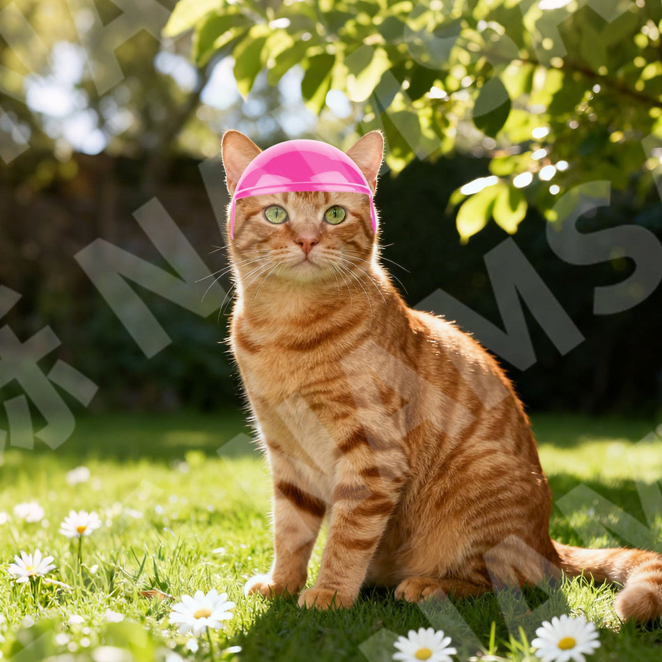 Pet Motorcycle Helmet, Mini Riding Hat for Small Dogs and Cats