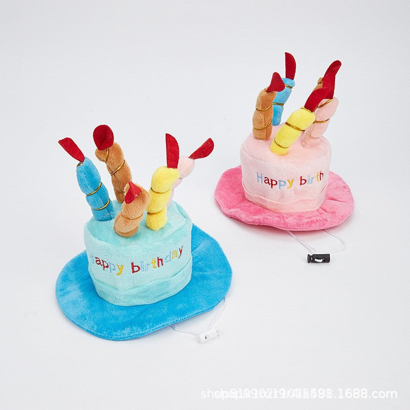Pet Birthday Hat, Cartoon Party Costume Accessory