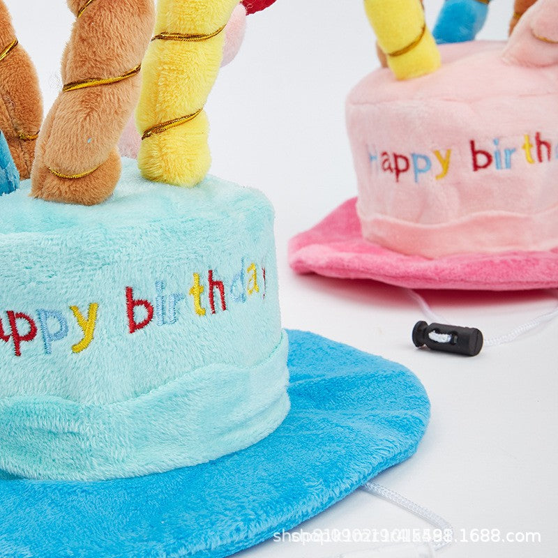 Pet Birthday Hat, Cartoon Party Costume Accessory