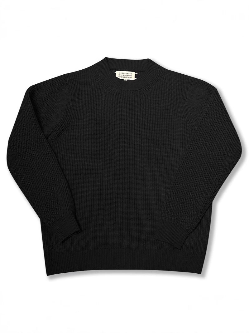 Men's Cable-Knit Loose Long-Sleeve Sweater