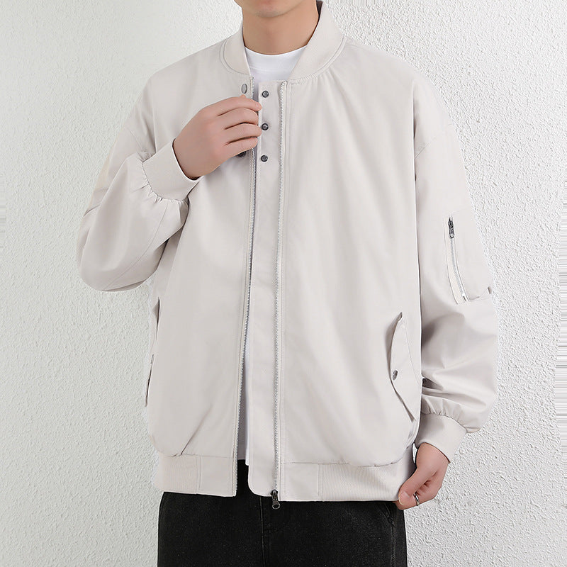 Men's Light Casual Loose Long-Sleeve Jacket
