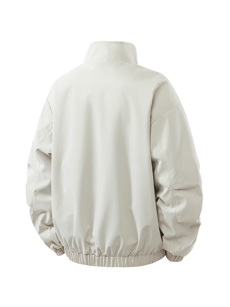 Men's Loose Streetwear Zip-Front Casual Jacket