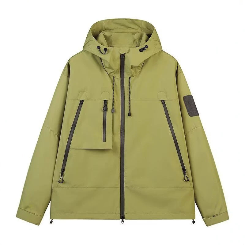 Men's Loose Stand-Collar Casual Workwear Jacket