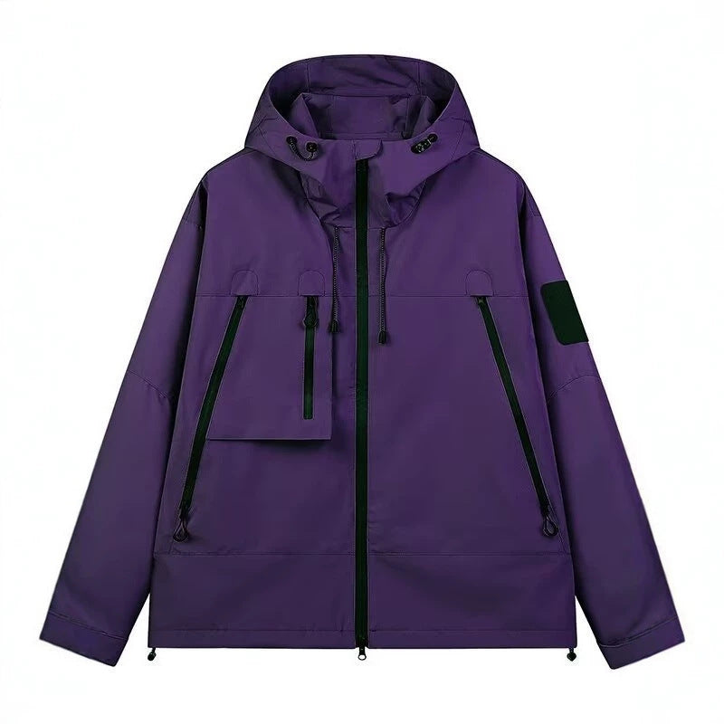 Men's Loose Stand-Collar Casual Workwear Jacket