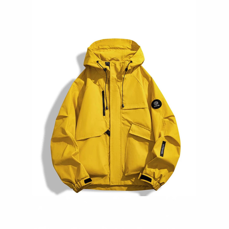 Men's Hooded Windproof Loose Korean-Style Jacket