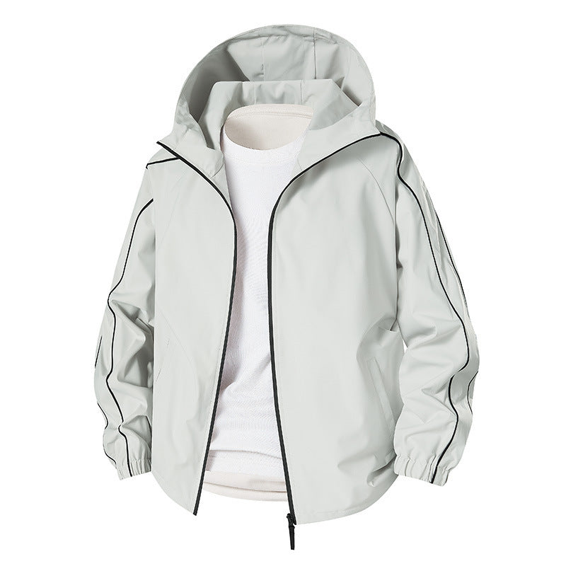 Men's Loose Hooded Windproof Urban Workwear Jacket