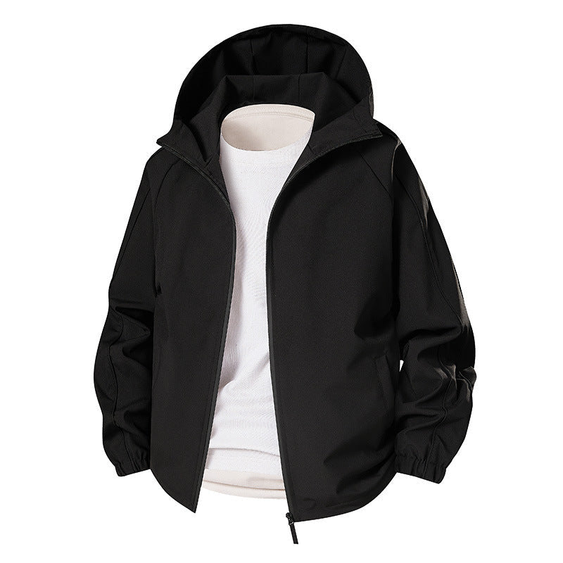 Men's Loose Hooded Windproof Urban Workwear Jacket