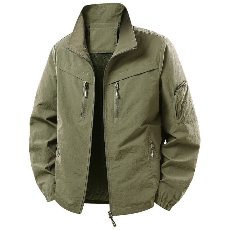 Men's Business Casual Waterproof Anti-Wrinkle Jacket
