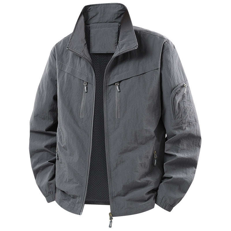 Men's Business Casual Waterproof Anti-Wrinkle Jacket