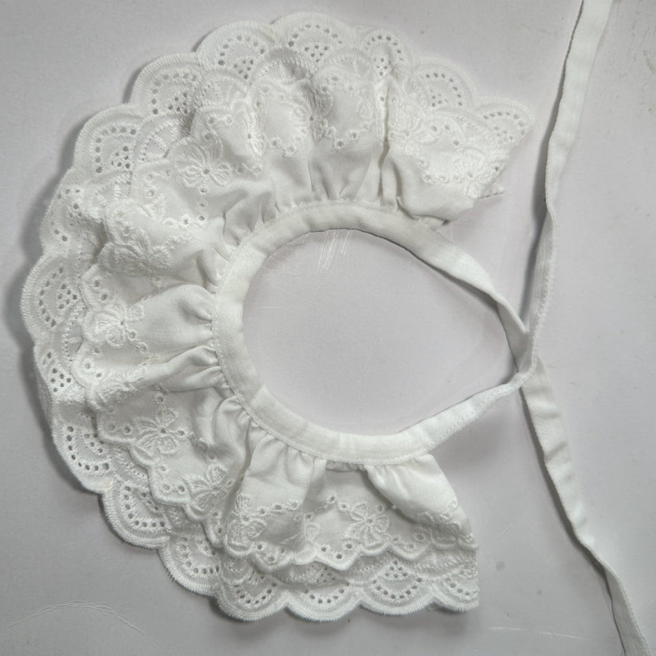 Pet Saliva Bib, Bowknot Lace Trim Princess Style Scarf