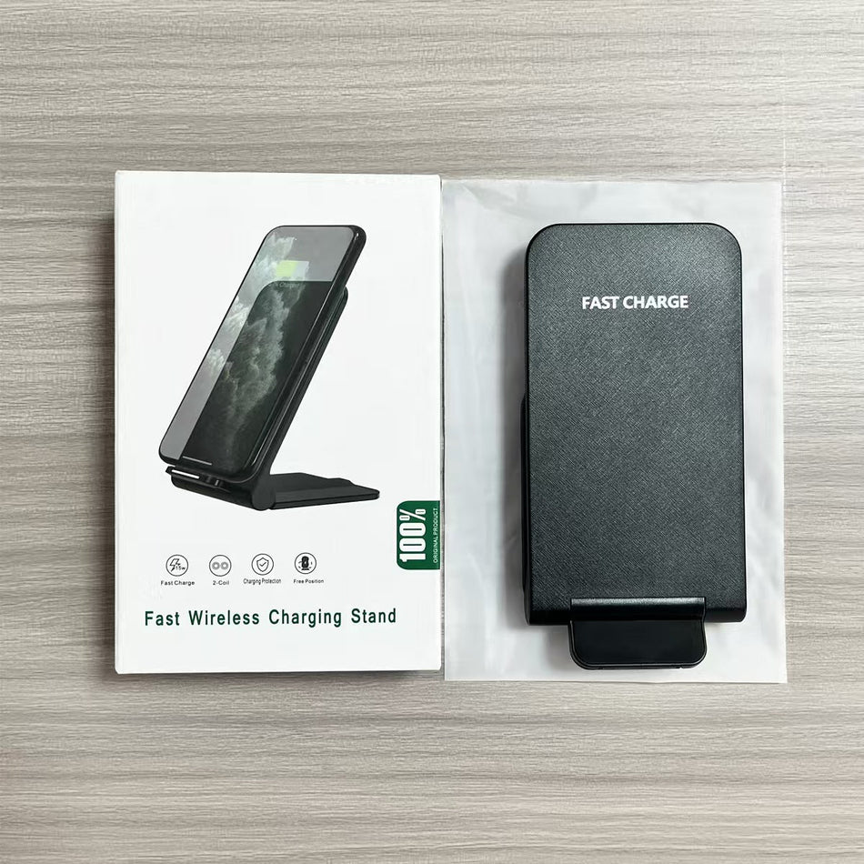 Folding Desktop Wireless Charging Phone Stand and Holder