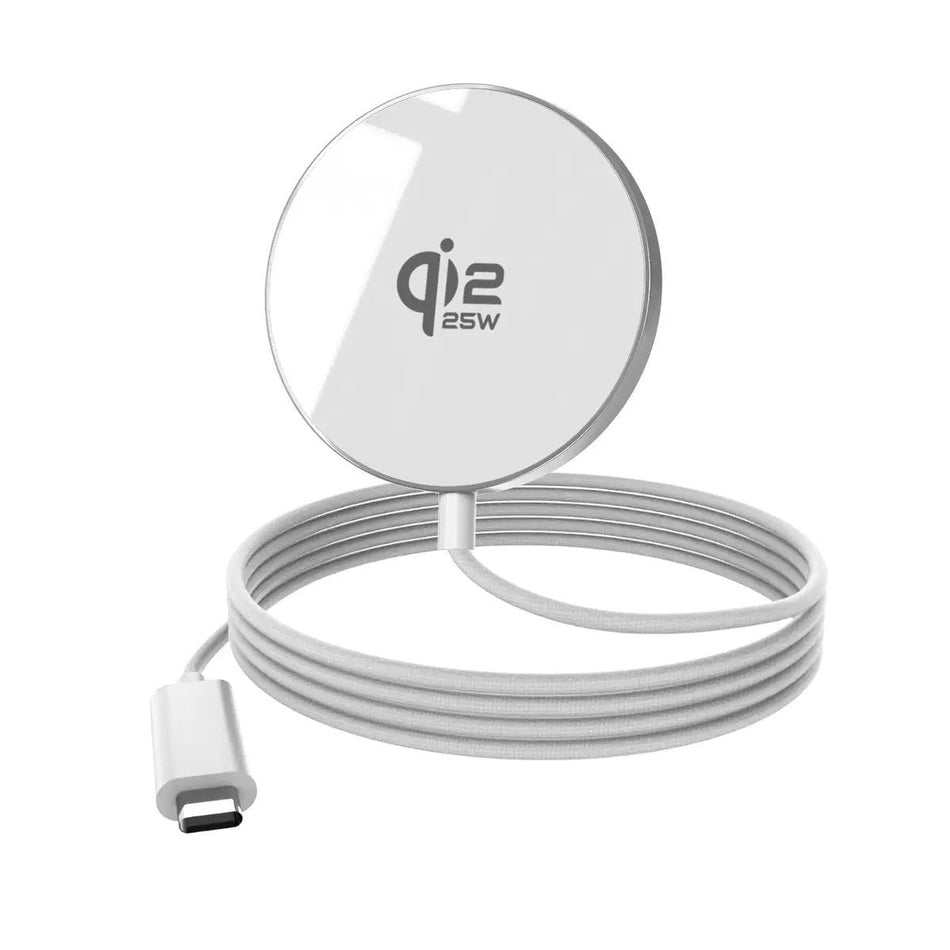 25W Qi2.2 Alloy Magnetic Wireless Charger for Apple Phones