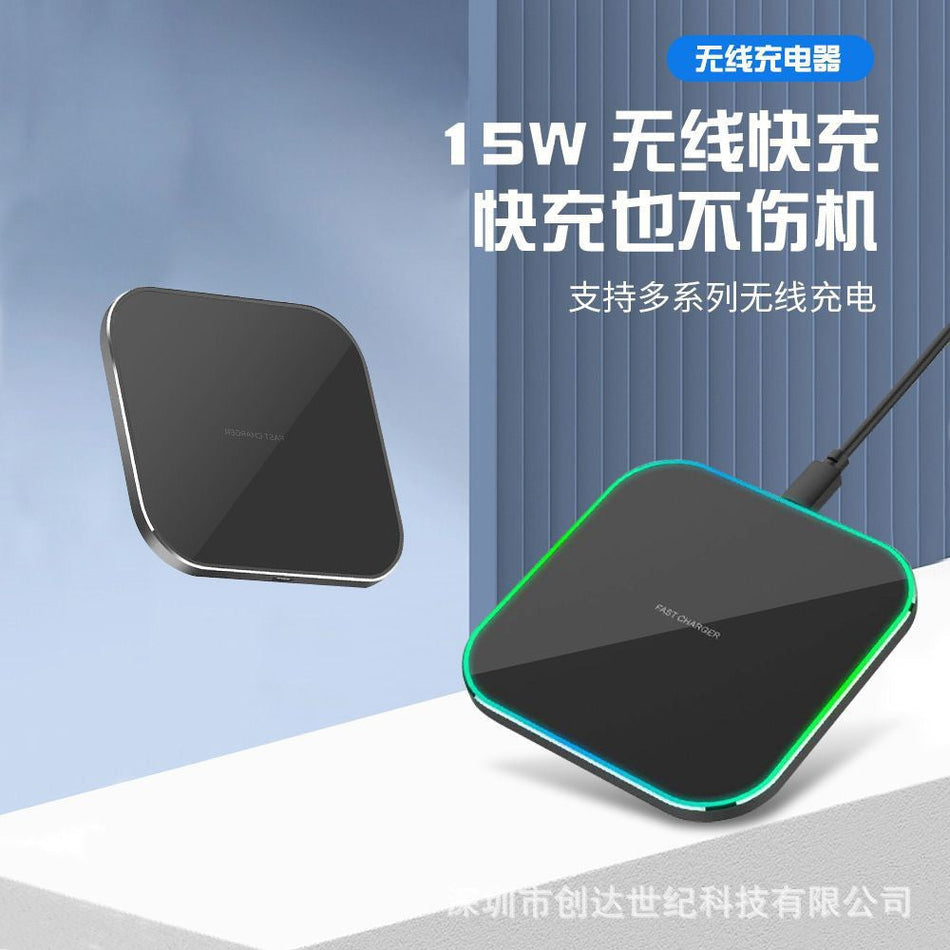 15W Acrylic Mirror Wireless Charger for Fast Charging