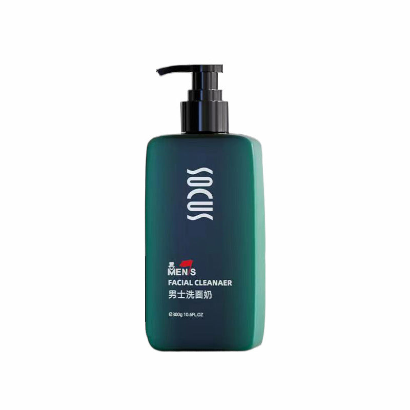 Men's Amino Acid Facial Cleanser, Oil Control Blackhead Cleanser