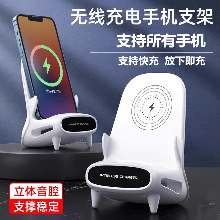 Universal Wireless Charging Phone Stand for Desk and Chair