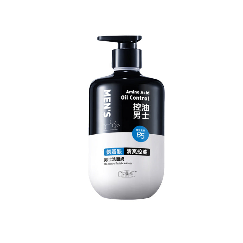 Men's Amino Acid Facial Cleanser, Oil Control Hydrating Cleanse
