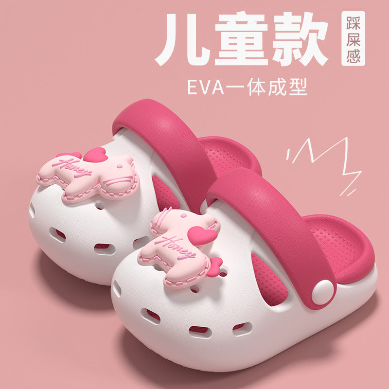 Kids Cartoon EVA Clogs Lightweight Non-Slip Summer Shoes