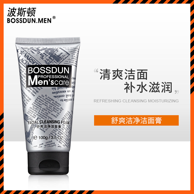 Boston Men's Comfortable Facial Cleanser, Deep Cleansing Balm
