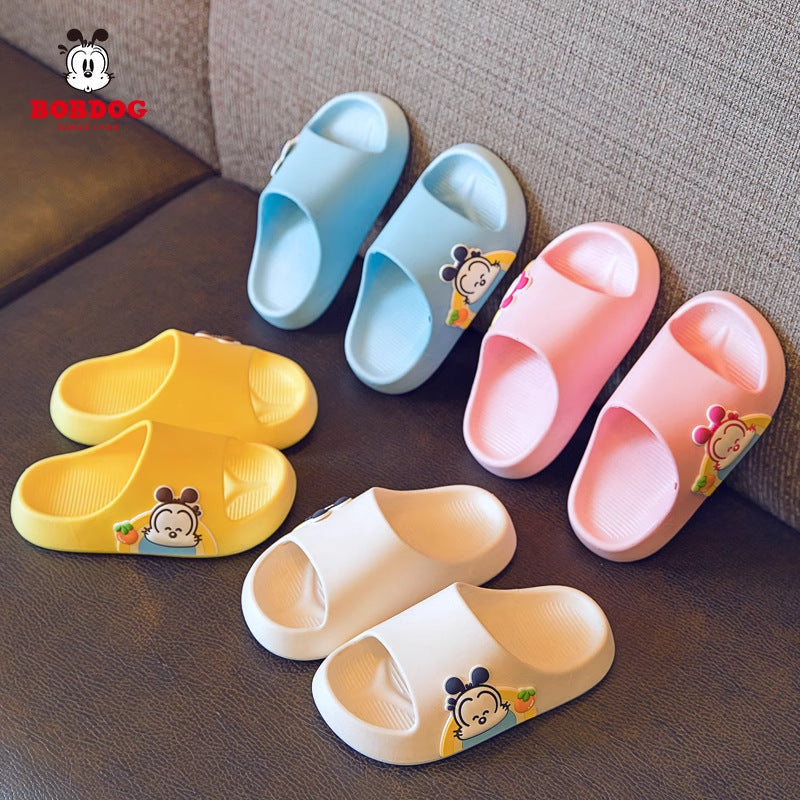 Kids' Non-Slip Cartoon Sandals, EVA Bath Slippers Unisex