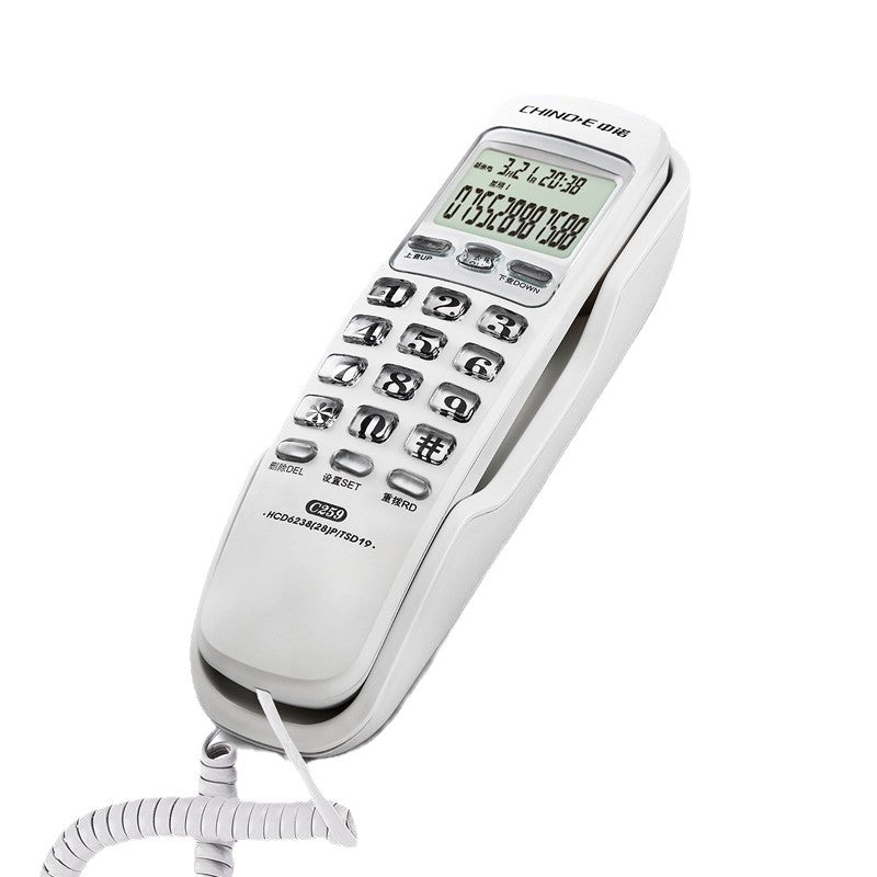 Zhongnuo C259 W018 Wall-Mounted Caller ID Landline Telephone