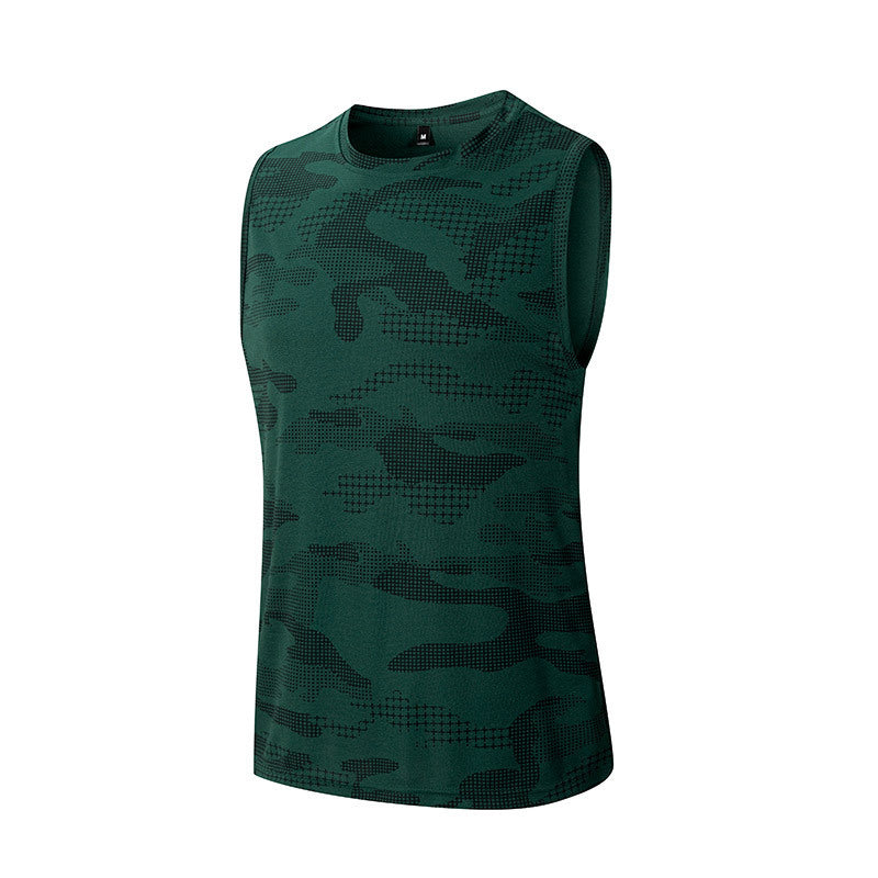 Men's Camouflage Ice Silk Quick-Dry Sports Vest