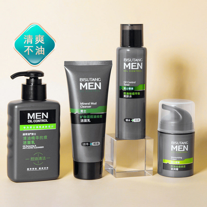 Bisutang Men's Skin Care Set, Tea Tree Toner and Cleanser