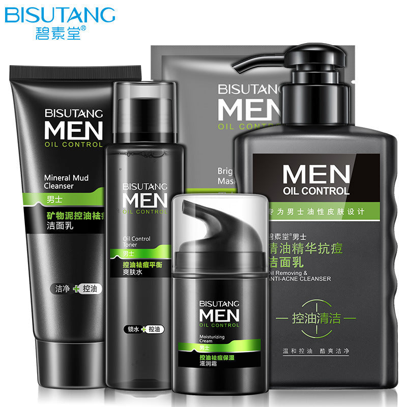 Bisutang Men's Skin Care Set, Tea Tree Toner and Cleanser