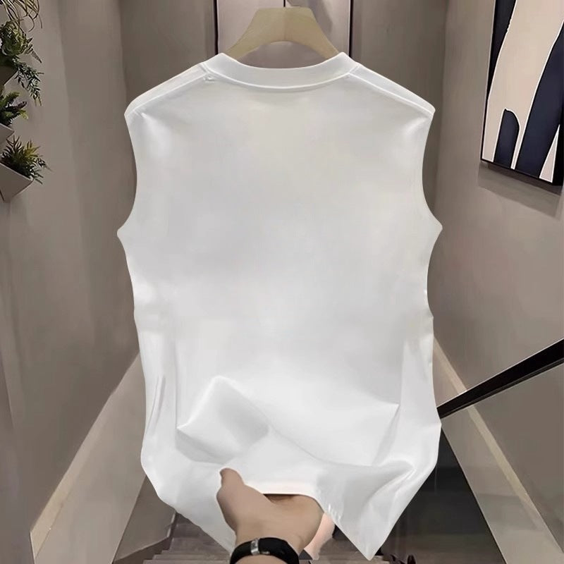 Men's American Style Sleeveless Running Fitness Sports Vest