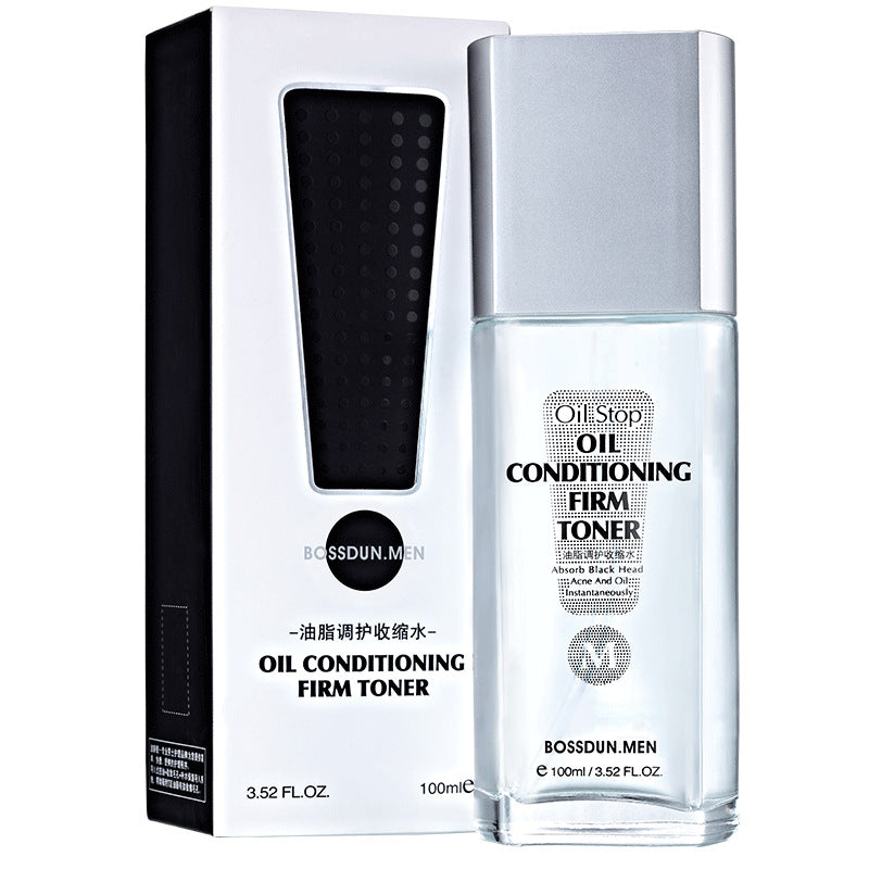 Boston Men's Oil Conditioning Toner, Hydrating Refreshing Spray