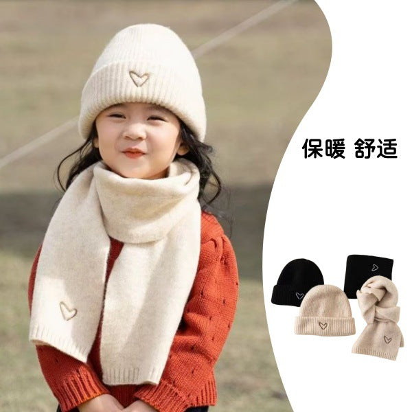 Kids' Ear Protection Hood, Thickened Knitted Warm Hat