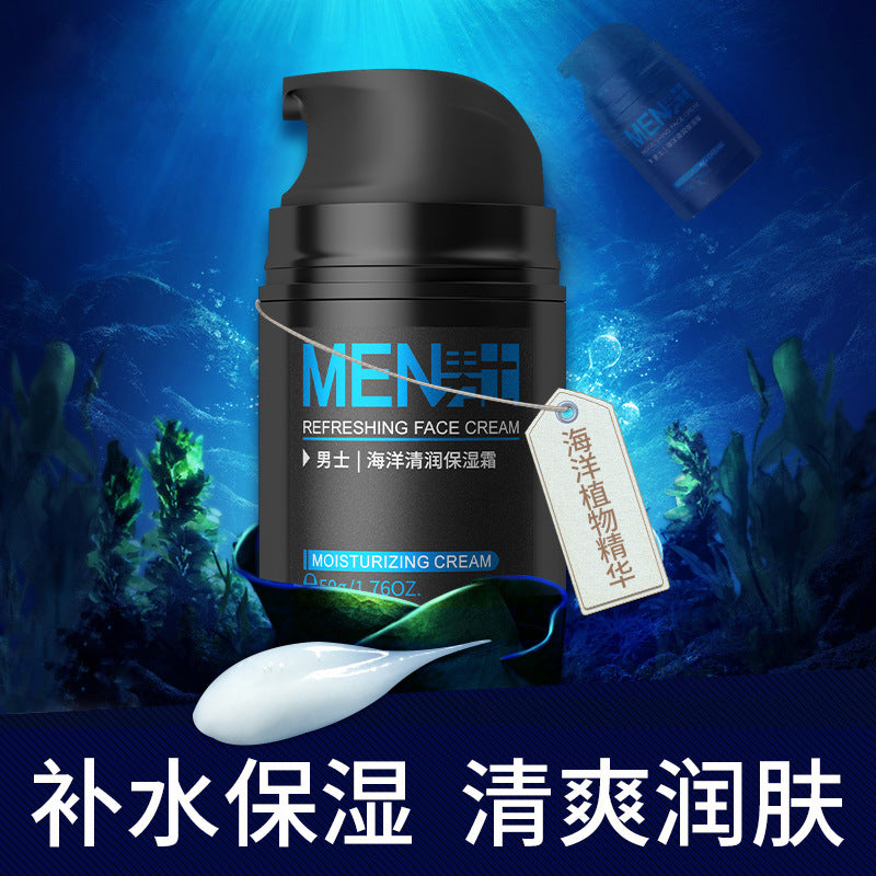 Lecco Men's Moisturizing Cream, Hydrating Facial Cream