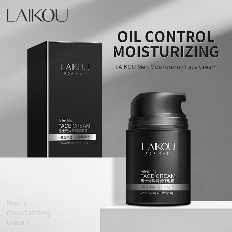 Lecco Men's Moisturizing Cream, Hydrating Facial Cream
