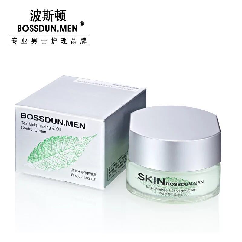 Boston Men's Tea Cool Water Oil Control Cream, Refreshing