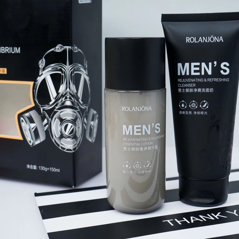 Rolanjona Men's Royal Peptide Skincare Cleanser Set