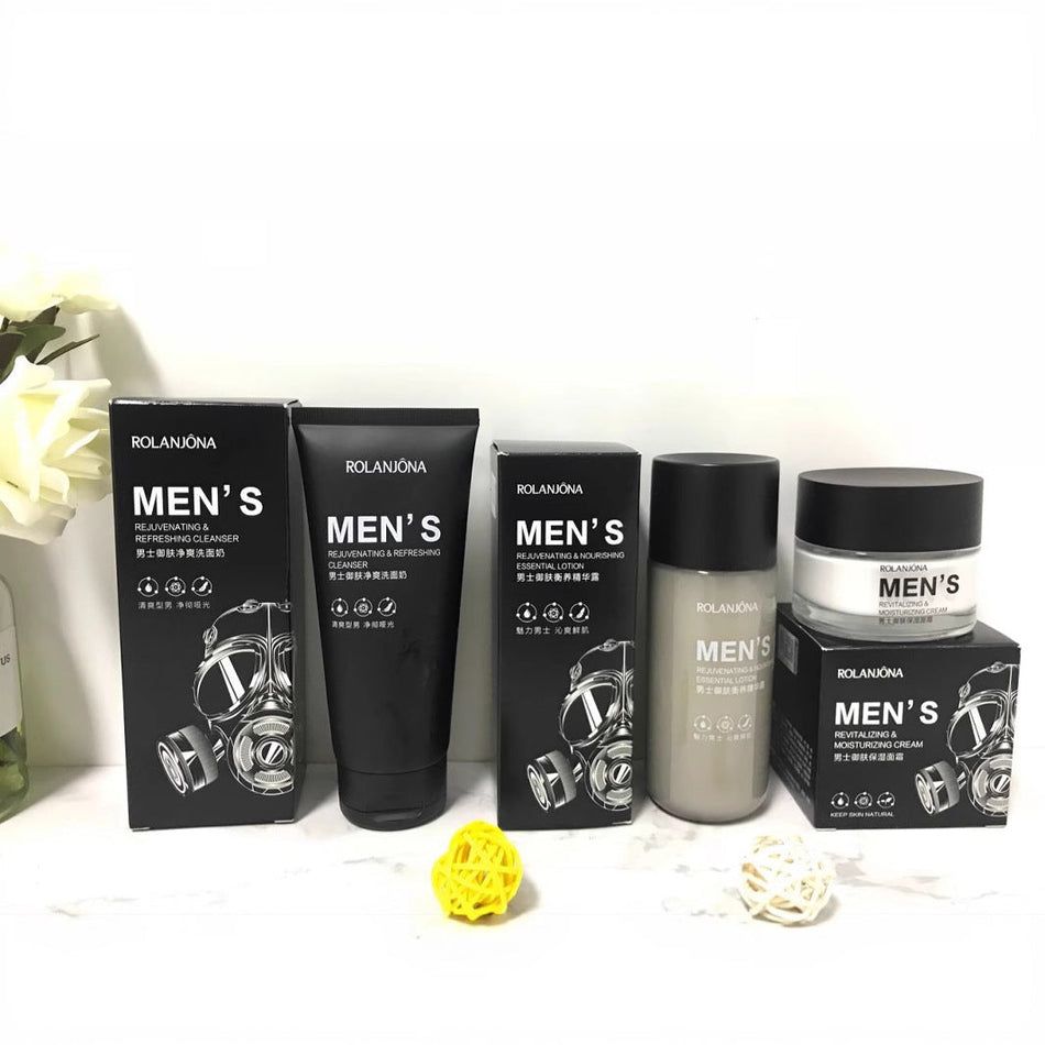 Rolanjona Men's Royal Peptide Skincare Cleanser Set