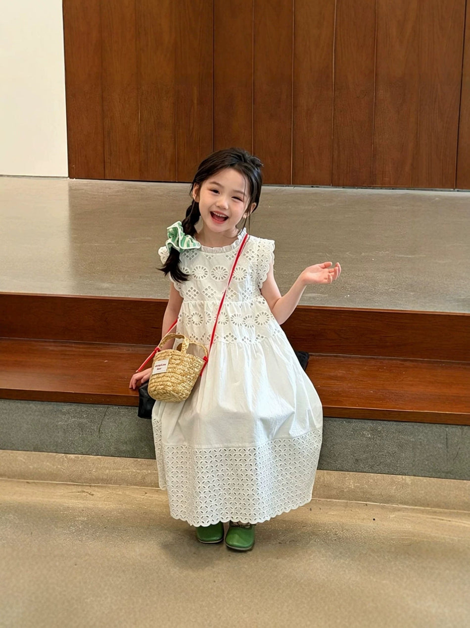 Girls' Sleeveless Tank Dress, Summer Princess Dress
