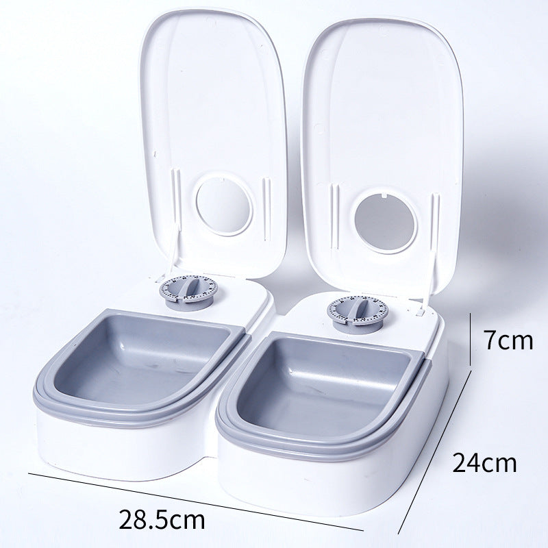 Automatic Pet Feeder, Timed Cat and Dog Food Dispenser
