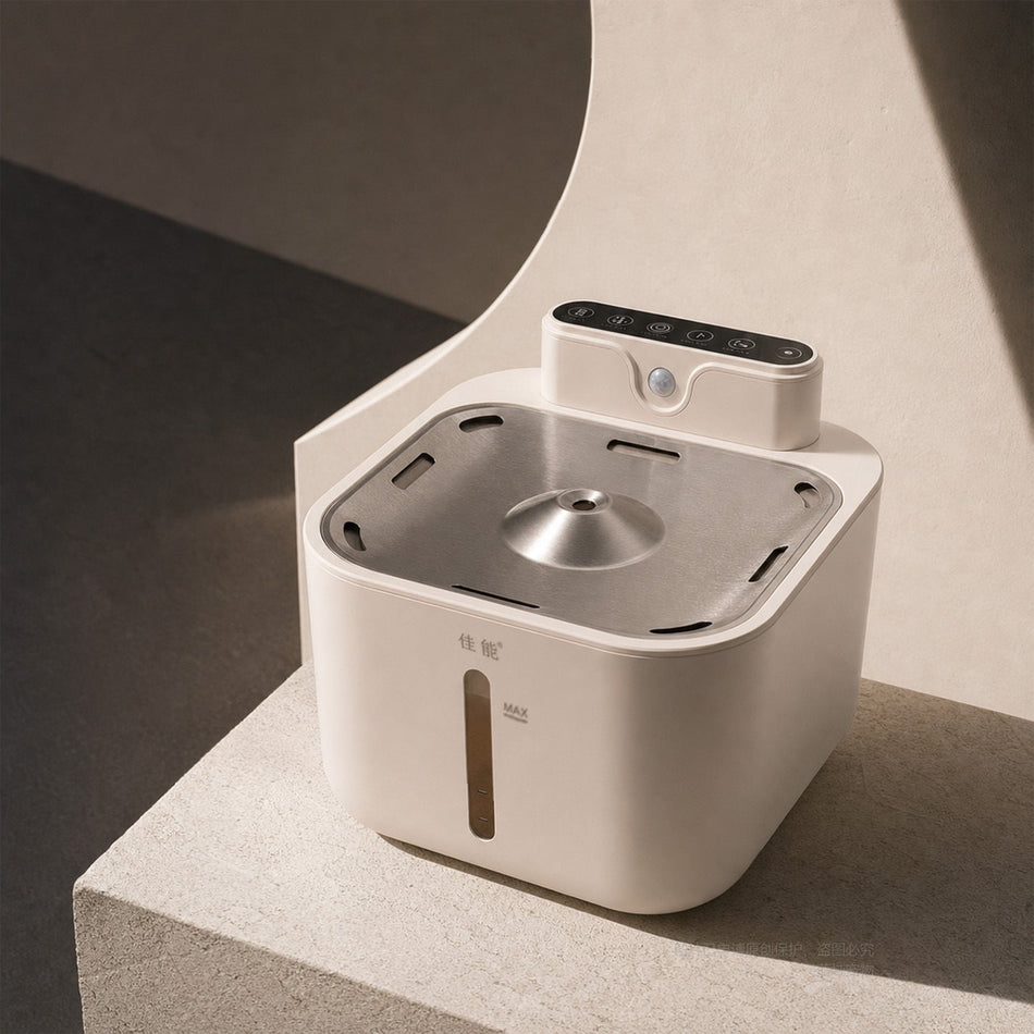 Pet Smart Water Dispenser, Stainless Steel Automatic Cat Fountain