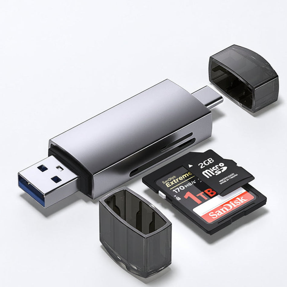 USB 3.0 SD TF Card Reader OTG Multi-Function Adapter