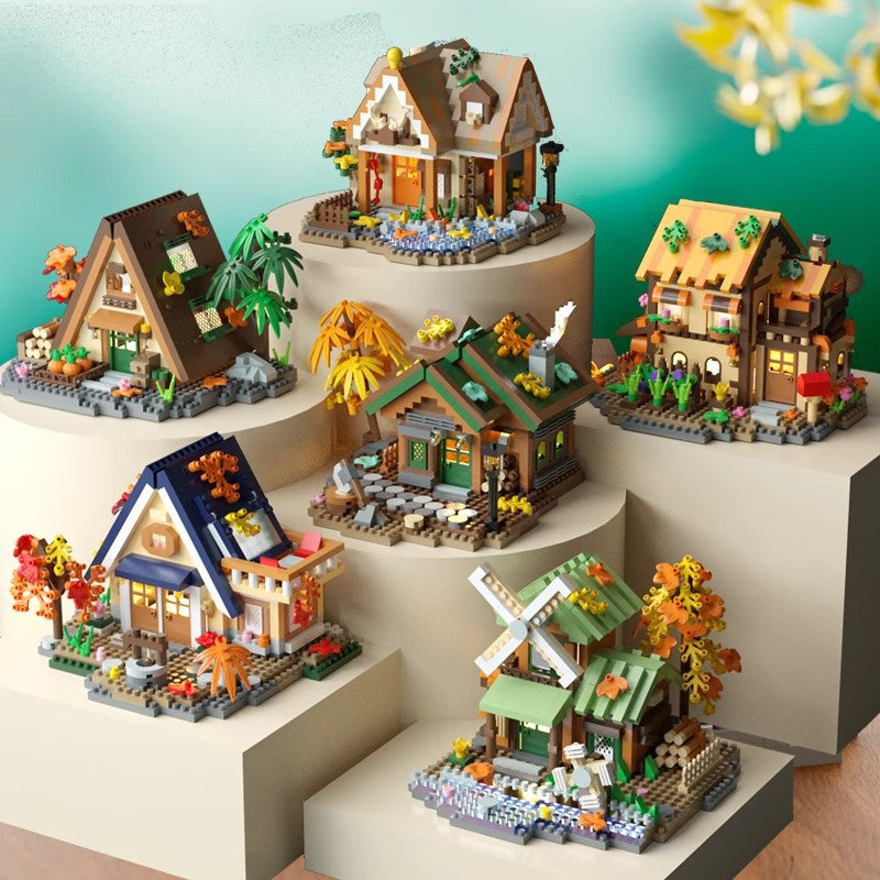 Forest Treehouse Building Blocks DIY Assembly Set for Teens
