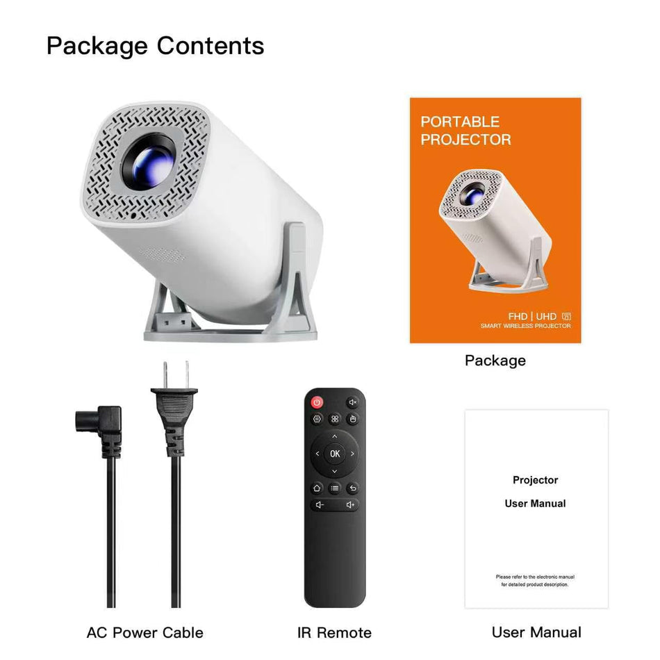 S40Pro Smart Projector 1080P HD Home Theater Mobile Phone