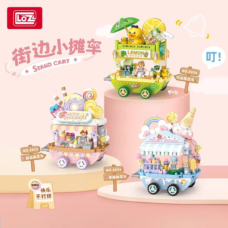 LOZ Dessert Vending Car Micro Building Blocks Set for Teens