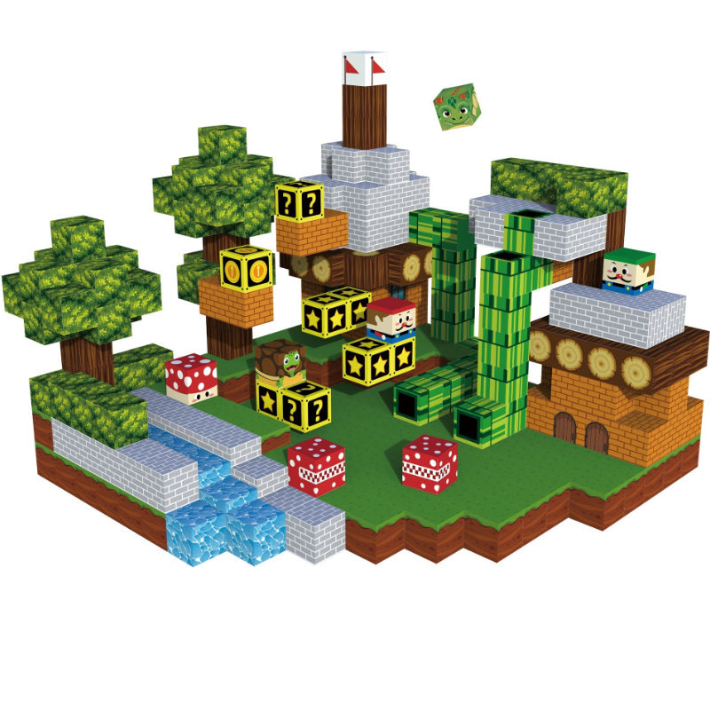 Strong Magnetic Building Blocks with Themed Designs for Teens